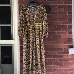 EUC Shoshanna floral botanical dress